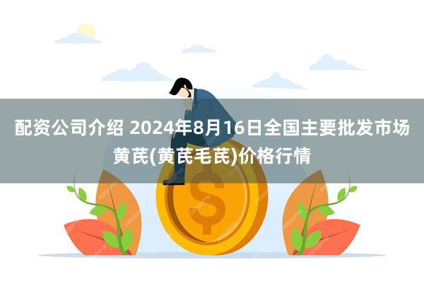 配资公司介绍 2024年8月16日全国主要批发市场黄芪(黄芪毛芪)价格行情