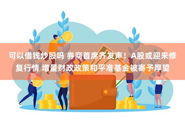 可以借钱炒股吗 券商首席齐发声！A股或迎来修复行情 增量财政政策和平准基金被寄予厚望