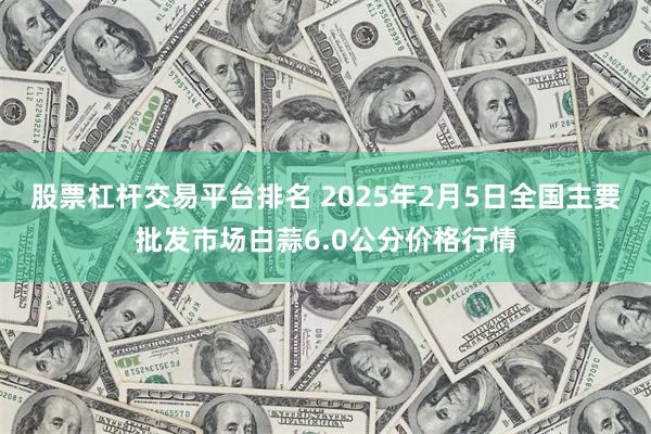 股票杠杆交易平台排名 2025年2月5日全国主要批发市场白蒜6.0公分价格行情