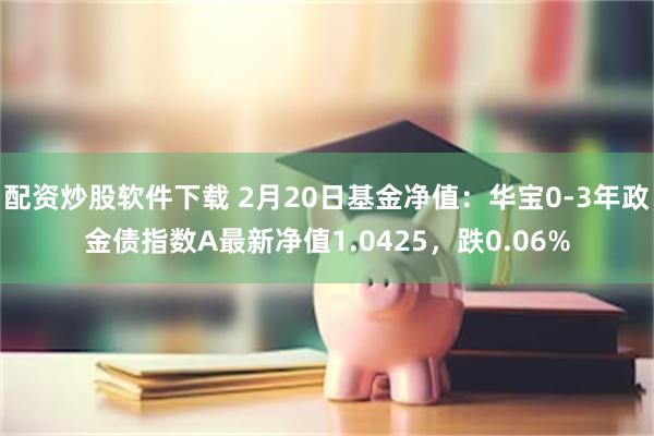 配资炒股软件下载 2月20日基金净值：华宝0-3年政金债指数A最新净值1.0425，跌0.06%